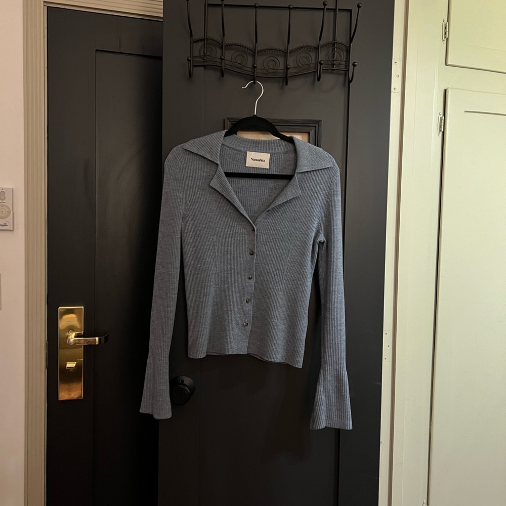 Blue wool Sweater
